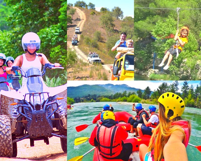 Super Combo: Rafting, Quad or Buggy Ride, Zipline, Jeep Tour - Rafting in Köprülü Canyon: gear up and plan for wet fun