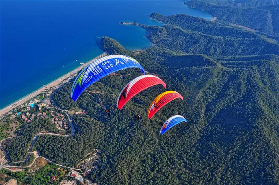 TANDEM PARAGLİDİNG FLIGHT CABLE CAR TRANSFER TO KEMER REGİON - From Tekirova or Beldibi to the Launch: The 3-Hour Flow
