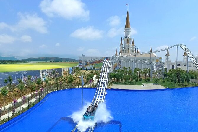 The Land of Legends Theme Park from Belek - Typhoon Coastal Experience and the water-ride side of Land of Legends