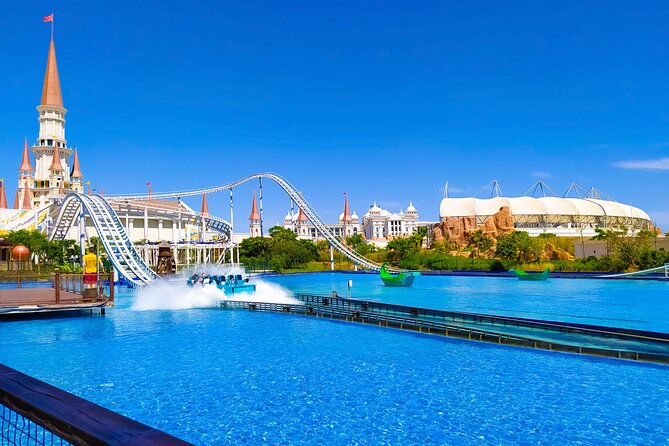The Land of Legends Theme Park with Transfer from Side - Inside the park: Wave Shock, 40+ slides, and the Typhoon Coaster splash