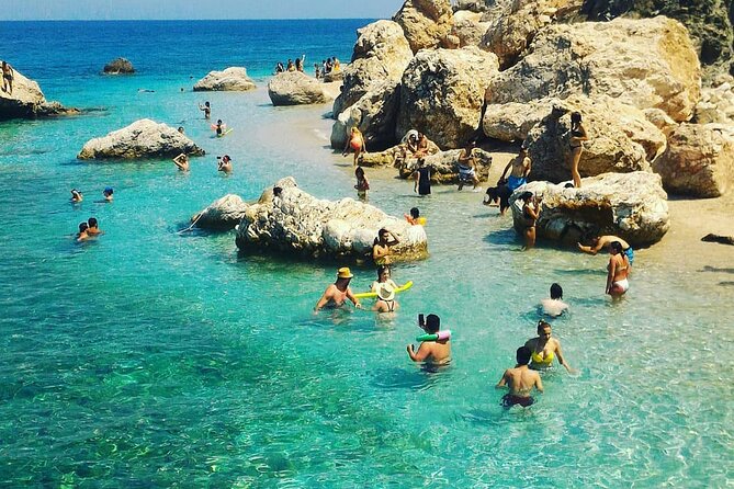 ''Turkish Maldives'' Boat trip Adrasan-Suluada island from Antalya - The Adrasan Stop: Coast Views, Turtles, and a Busy Beach Risk